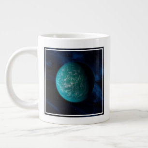 Caneca De Café Grande Kepler 22b, Um Planeta Extrasolar.