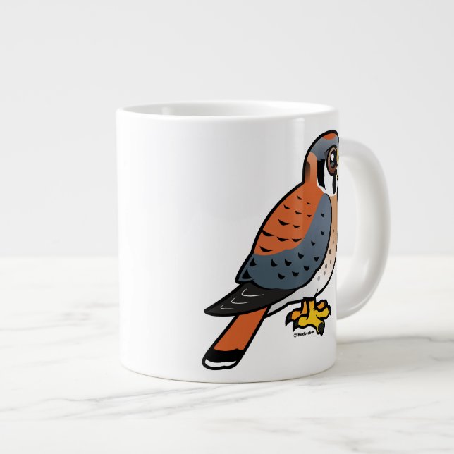 Caneca De Café Grande Kestrel Americano (Frente Esquerda)