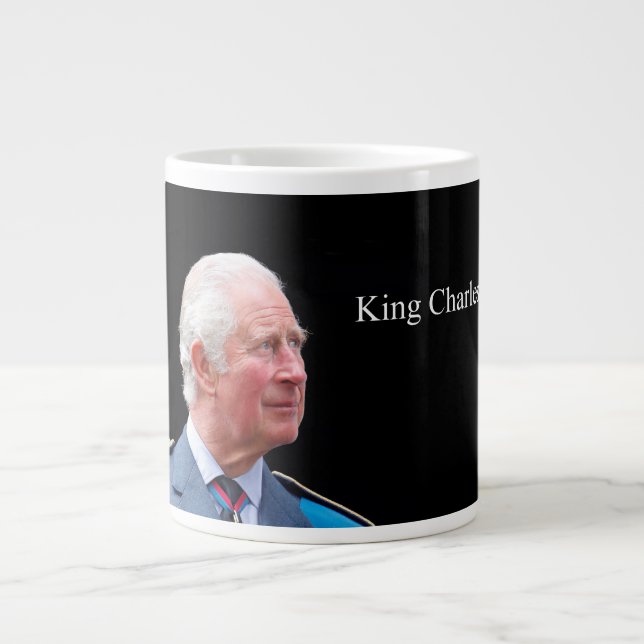 Caneca De Café Grande King Charles lll (Frente)