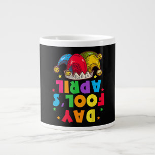 Caneca De Café Grande Kit de brincadeiras engraçadas do Dia da Mentira 1