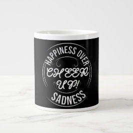 CANECA DE CAFÉ GRANDE KITCHEN CHOOSE HAPPY CHEER UP SPECIALTY MUG 