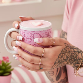 Caneca De Café Grande Kitty