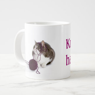 Caneca De Café Grande Knit acontece