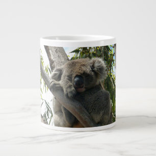 Caneca De Café Grande Koala - Etiquetas para presentes dormindo