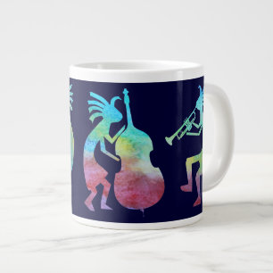 Caneca De Café Grande Kokopelli Jazz