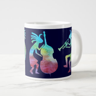 Caneca De Café Grande Kokopelli Jazz
