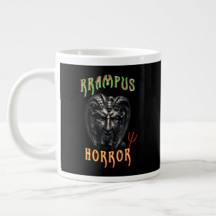Caneca De Café Grande Krampus Horror