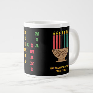 Caneca De Café Grande KWANZAA Nguzo Saba Crossword