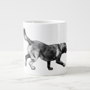 Caneca De Café Grande Labrador Retriever Ink Art Mug