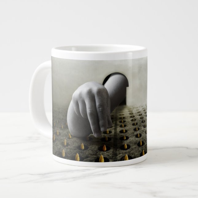 Caneca De Café Grande Ladrão de tulipas 2013 (Frente Esquerda)