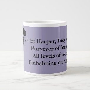 Caneca De Café Grande Lady Ashes, Jumbo Mug - Violet Harper