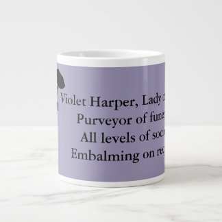 Caneca De Café Grande Lady Ashes, Jumbo Mug - Violet Harper