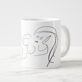 Caneca De Café Grande LADY GODIVA Jumbo Mug