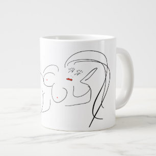 Caneca De Café Grande LADY GODIVA Jumbo Mug