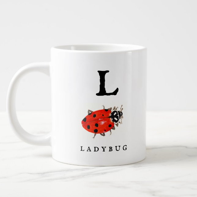 Caneca De Café Grande Ladybug (Esquerda)