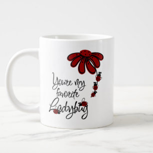 Caneca De Café Grande Ladybug - Jumbo Mug