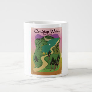 Caneca De Café Grande Lago Coniston Water Lake District