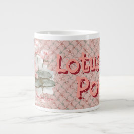 Caneca De Café Grande Lago de Lótus