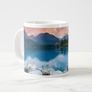 Caneca De Café Grande Lago Mountain no Parque Nacional High Tatra 2
