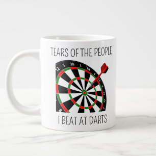 Caneca De Café Grande Lágrimas Das Pessoas Que Eu Derrotei No Dardo