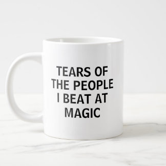 Caneca De Café Grande Lágrimas Engraçadas de Oponentes de Magia de Jogo