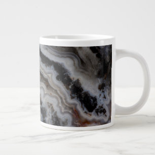 Caneca De Café Grande Laje Mista de Jaspe Ágata