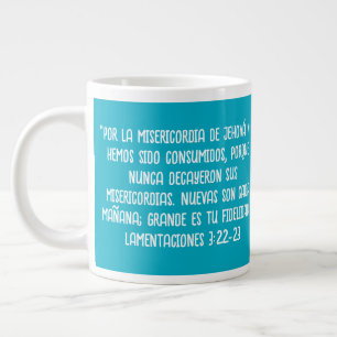 Caneca De Café Grande Lamentações 3:22-23