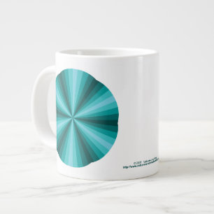 Caneca De Café Grande Lâmpada Óptica Aqua Specialty