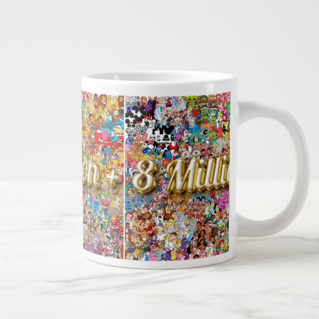 Caneca De Café Grande Lâmpadas e Copas (Direita)