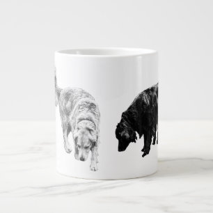 Caneca De Café Grande Lanterna-Brilho - Retriever Duo