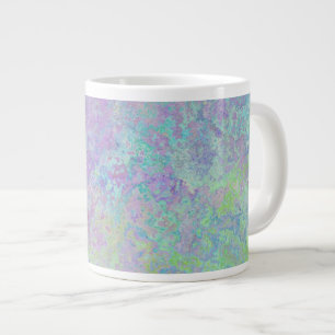 Caneca De Café Grande Lavanda de Sono Neon Pastel de Álcool