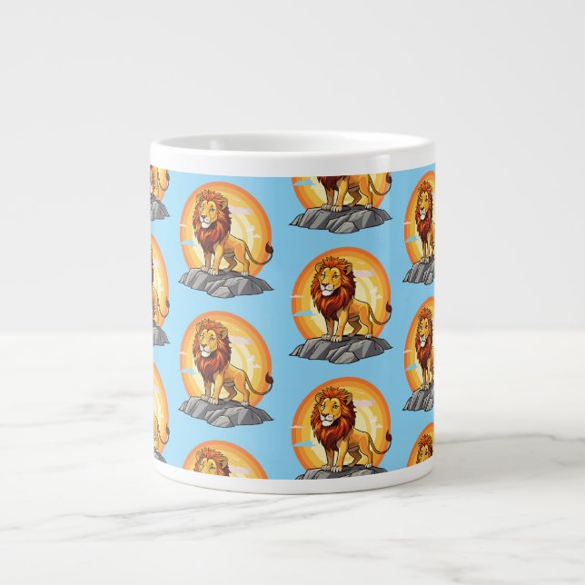 Caneca De Café Grande Leão (Frente)