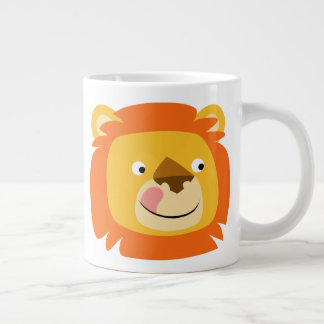 Caneca De Café Grande Leão de Cartoon Bonito Yummy