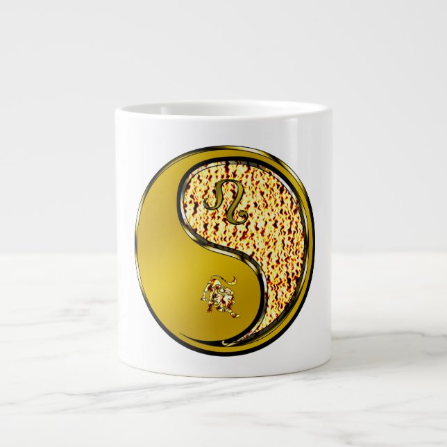 Caneca De Café Grande Leão o Leão (Frente)