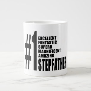 Caneca De Café Grande Legal Pais: Stepdad Número Um