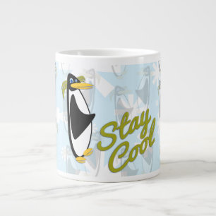 Caneca De Café Grande Legal Penguin Pal Cute Bird Motto