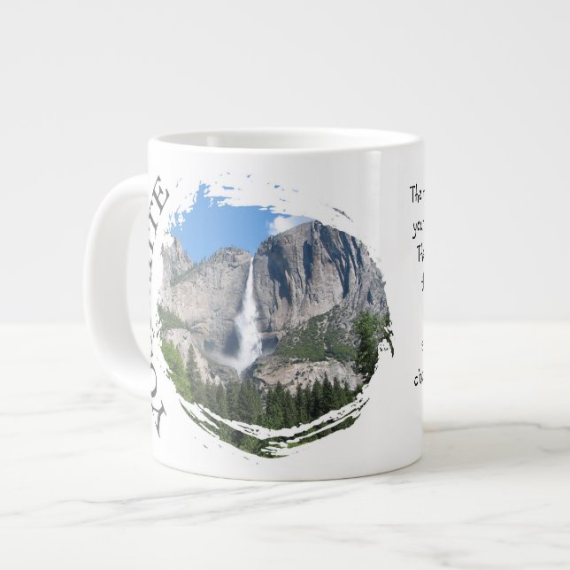 Caneca De Café Grande Legal Yosemite Jumbo Mug! (Frente Esquerda)