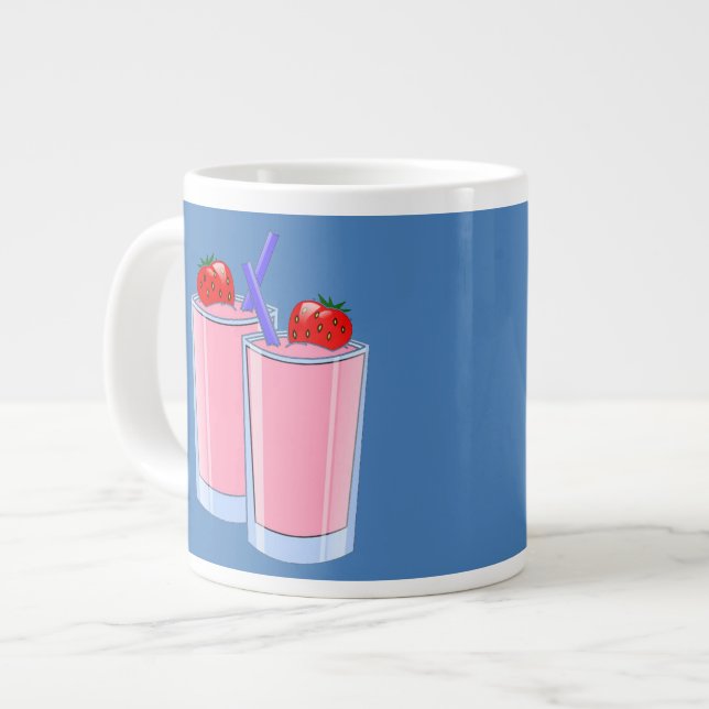 Caneca De Café Grande Leite Shaings for Two Jumbo Mug (Frente Esquerda)