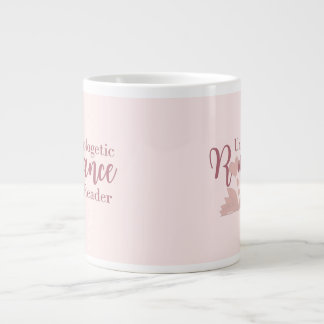 Caneca De Café Grande Leitor Romance Jumbo Mug sem desculpas