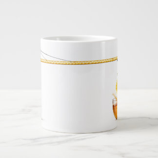 Caneca De Café Grande Lemon Tea Under Construction – Jumbo Mug for True 