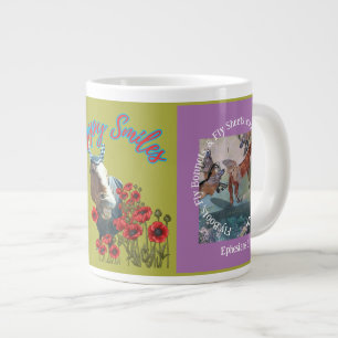 Caneca De Café Grande lençóis de mosca não vão fazer seu bobo gigante c