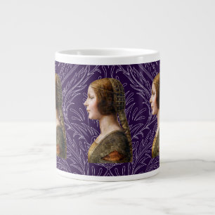 Caneca De Café Grande Leonardo da Vinci Retrato La Bella Principessa