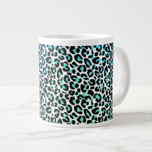 Caneca De Café Grande Leopardo - Impressão Jumbo Mug