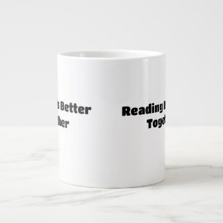 Caneca De Café Grande Ler é Melhor Juntos – Dia Mundial de Ler em Voz Al