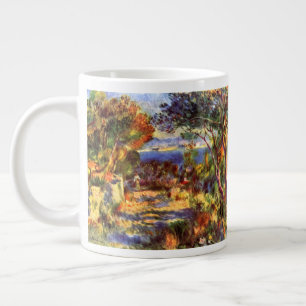 Caneca De Café Grande L'Estaque de Pierre Renoir, Impressionismo Vintage