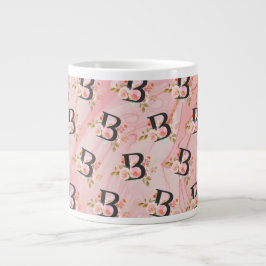 Caneca De Café Grande Letra B