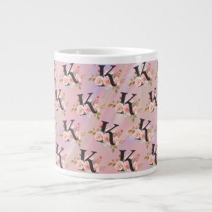 Caneca De Café Grande Letra K