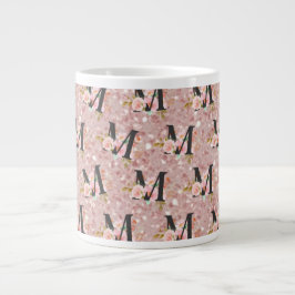 Caneca De Café Grande Letra M