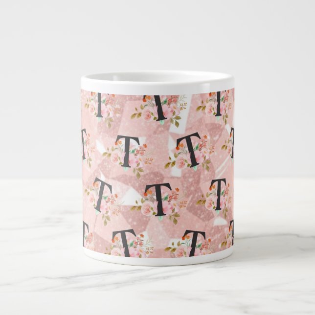 Caneca De Café Grande Letra T (Frente)