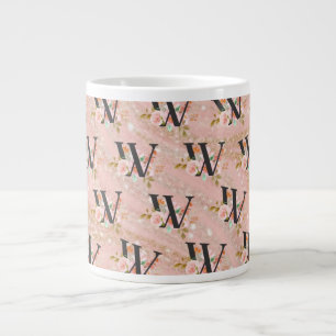 Caneca De Café Grande Letra W
